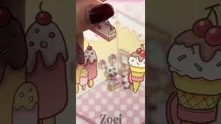 Panda Can’t Choose a Pastry! #satisfyingshorts #3dstickers #cuteaesthetic #miniworld #shorts
