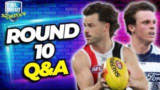 Round 10 Q&A | AFL Fantasy 2025