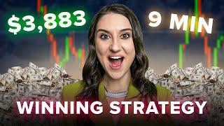 HOW I EARN +$3,883 IN 9 MINUTES WITH MY SECRET STRATEGY | HOW TO TRADE FOREX FOR BEGINNERS