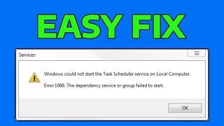 How To Fix Task Scheduler Cannot Start Error 1068