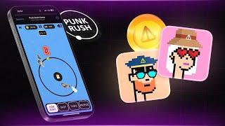 Punk Rush. Игра мотивам Notcoin и NFT.