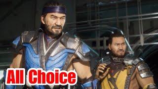 Mortal Kombat 11 - Both Scorpion and Sub-zero Choices / Chapter 4. Fire and Ice (All Choice)