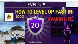 How to level up fast in avakin life