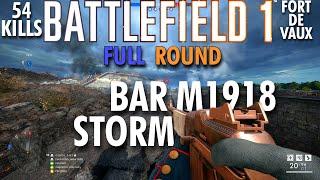 My Favorite Support Class Weapon... BAR M1918 Storm Gameplay - Battlefield 1 Conquest No Commentary