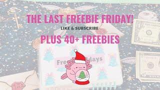 The Last Freebie Friday of 2024 + Over 40 Freebies!