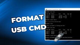 How to Format USB using CMD