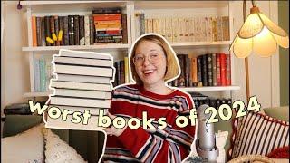 The WORST Books I Read in 2024! (so many popular disappointments)