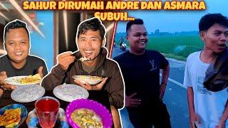 EATING AT THE AGENT'S HOUSE FOR SAHUR AND ASMARA SUBUH GOING VIRAL ON THE STREET