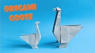 How to make an easy origami goose, step by step tutorial