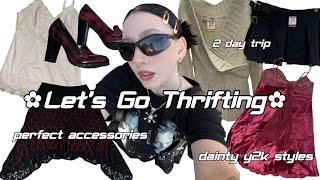 Come Thrift with Me !!! the perfect feminine y2k haul