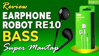 REVIEW HEADSET EARPHONE ROBOT RE10 BASS SUPER MANTAP