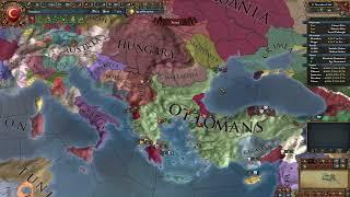 Historical EU4 Turkey - Taking Constantinople 1444-1454