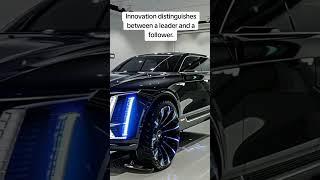 Innovation distinguishes between a leader and a follower. #luxurycars #olisa #tour #richforever