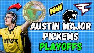 Austin Major Playoffs Pick'Em - Can ANYONE Get Diamond Coin?!  CS2 BLAST Major Predictions!