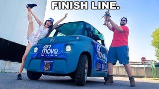 500 MILES IN THE WORST ELECTRIC CAR  FINISH LINE