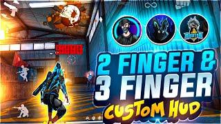 TOP 5 BEST EASY CUSTOM HUD FOR 2 FINGER AND 3 FINGER CLAW | 4 FINGER BEST CUSTOM HUD IN FREE FIRE #6