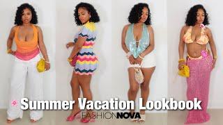 SUMMER VACATION LOOKBOOK/ HAUL ️️ ft. Fashion Nova