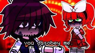 [ FNAF ] YOU DISOBEY ME. [] meme/trend [] william afton [] elizabeth afton [] gacha