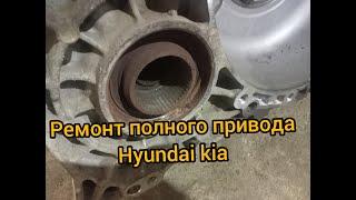 не работает полный привод, ремонт ix35 tucson santa fe ix55 hyundai kia sportage sorento