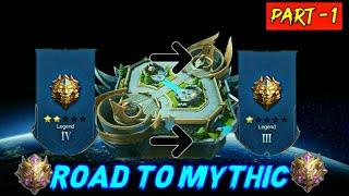 MOBILE LEGENDS ROAD TO MYTHIC PART 1 • PUSHING RANK IN MOBILE LEGENDS