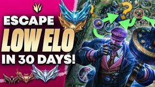 The ONLY Low Elo Jungle Guide You Need To Climb To Gold! (Climb IN LESS Than 30 Days Guaranteed!)