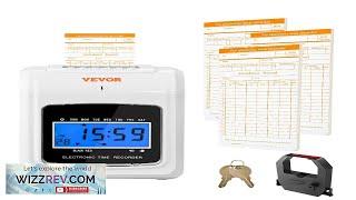 VEVOR Punch Time Clock Time Tracker Machine for Employees of Small Business Review