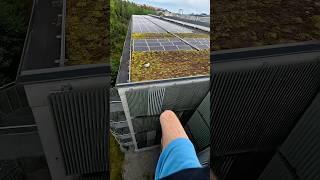 Hurt my heel  #parkour #adammarr #pov