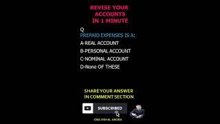 Revise your accounting concept in 1 minute #shorts #accounts #commerce