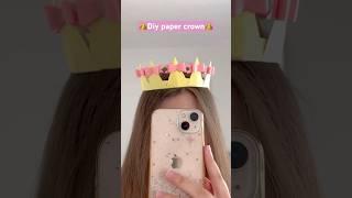 DIY paper crown 