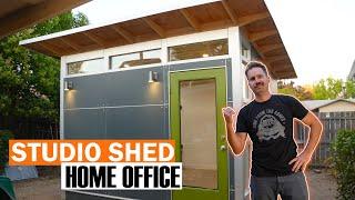 Building a Backyard Office and Production Studio | Studio Shed from Costco!