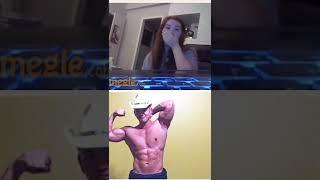 Omegle Girls Reaction to Muscles | "WHAT! HOW?!?! | Aesthetics on Omegle 23 #shorts