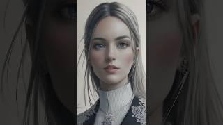 Transforming a Pencil Sketch of a Girl into a Colorful Realistic Portrait using AI #ai #aiart