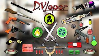 All DVloper Official Unofficial Games All Weapons - Granny All Chapters Slendrina X The Twins