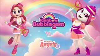 My Talking angela 2 | Red Ruby | Rainbow Bubblegem  | Makeover/Cosplay