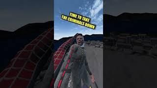 Spider-Man VR TAKES CRIMINALS DOWN BATMAN STYLE #vr #virtualreality #spiderman #gaming