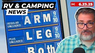 Heat Wave Closes State Parks, CA Gas Prices Could Hit $8, Love's RV Stops Reach 100 Locations
