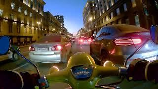 Московские пробки. Honda Giorno Moscow traffic.