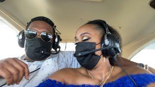 AIRPLANE TOUR OVER MIAMI FLORIDA | PART 1 | 10 YEAR WEDDING ANNIVERSARY | JackieNaturals