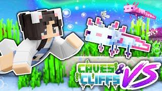 Axolotl Adventure!! Caves + Cliffs VS Ep.3