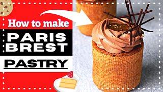 Best Chocolate Pastry || Simple Pastry Design || Chocolate Decoration - Paris Brest Pastry