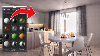 V-Ray 6 for 3DsMax | FREE MATERIAL LIBRARY & FREE 3D MODELS Interior Tutotial!