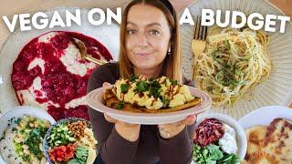 Vegan meals on a budget | what I eat in a few days 