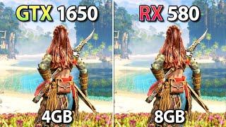 RX 580 vs GTX 1650 - Test in 10 Games (1080p)