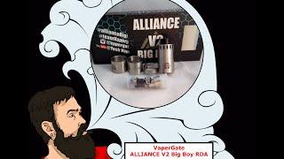 Vape обзор №111. ALLIANCE V2 Big Boy RDA 28.5 mm от #VaperGate