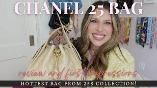 VIC PREVIEW HAUL Chanel 25 Bag Review! #chanel25s came home early! First impressions and what fits!