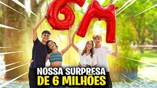 TUDO QUE ROLOU NA COMEMORAÇÃO DE 6 MILHÕES DE INSCRITOS!!