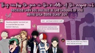 They Confess To You In The Middle Of The Argument (bcz they are jealous of your guyfriend){Fluff ️}