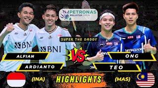 Amazing match  Ong/Teo vs Alfian/Ardianto PETRONAS Malaysia Open badminton