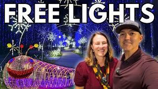 The Best FREE Pigeon Forge Christmas Light Display | Wonders Of Light Walking Trail Tour