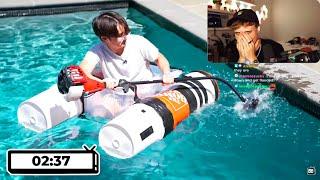 Blau Reacts to OfflineTV BOAT FLOAT CHALLENGE